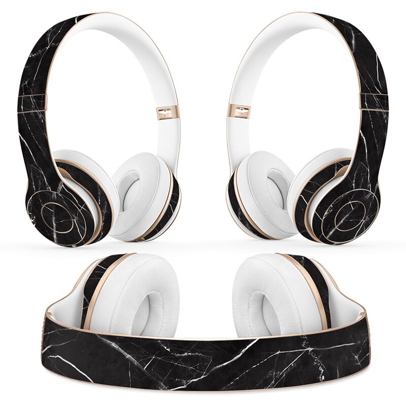 Marbling Headphone Sticker for Beats Solo 2 solo 3 Wireless Headphone skin sticker for solo2 solo3 vinyl sticker