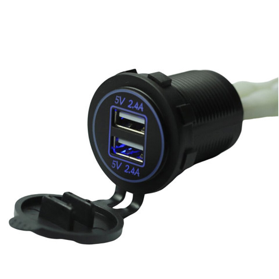 Accesorios de carga rápida para coche de 5V para niñas, cargador de teléfono Interior, adorno de decoración, 2 puertos para IPhone, Samsung y tableta