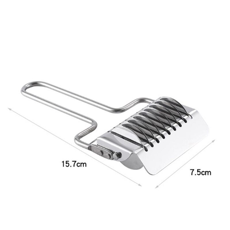 Slicer cutter 1 stk gadgets stål rustfri køkkenhakker manuel værktøjsmaskine madlavning skære tilbehør