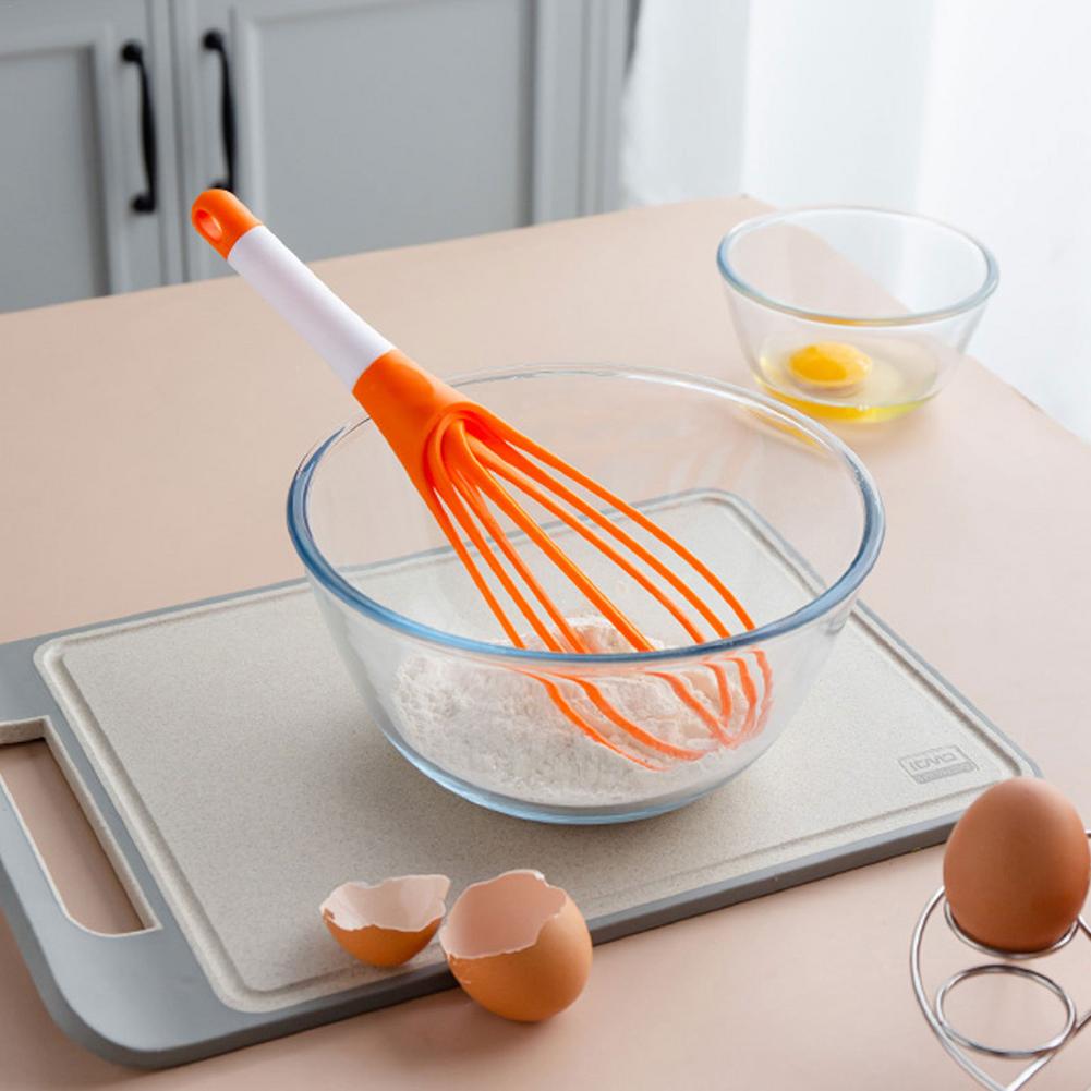 Egg Beater Egg Tools Multifunctional Rotary Manual Egg Beater Mixer Mini Plastic Kitchen Whisk Bake Kitchen Tool Silicone Eco