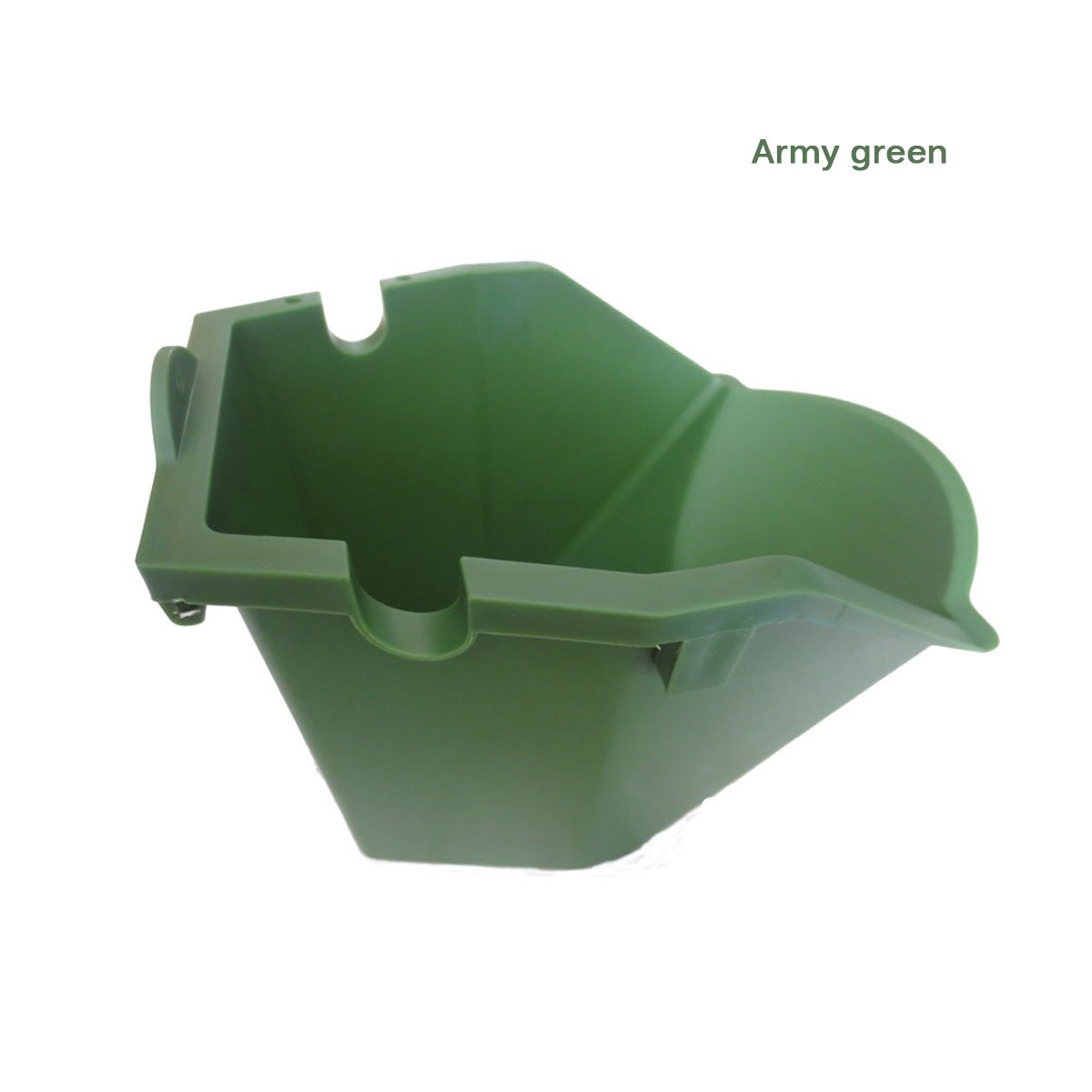 Stackable Vertical Planter Modern Hanging Flower Self Watering Flower Pot Wall Hanging Flower Planter Durable For Garden Balcony: Green