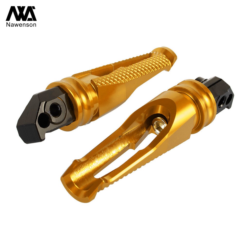 Pedaleira de alumínio para motocicleta, para honda cb1000r 2016-2018, pedaleira do passageiro traseiro, cbr600rr 2010-2018, cbr1000rr 2010-2018
