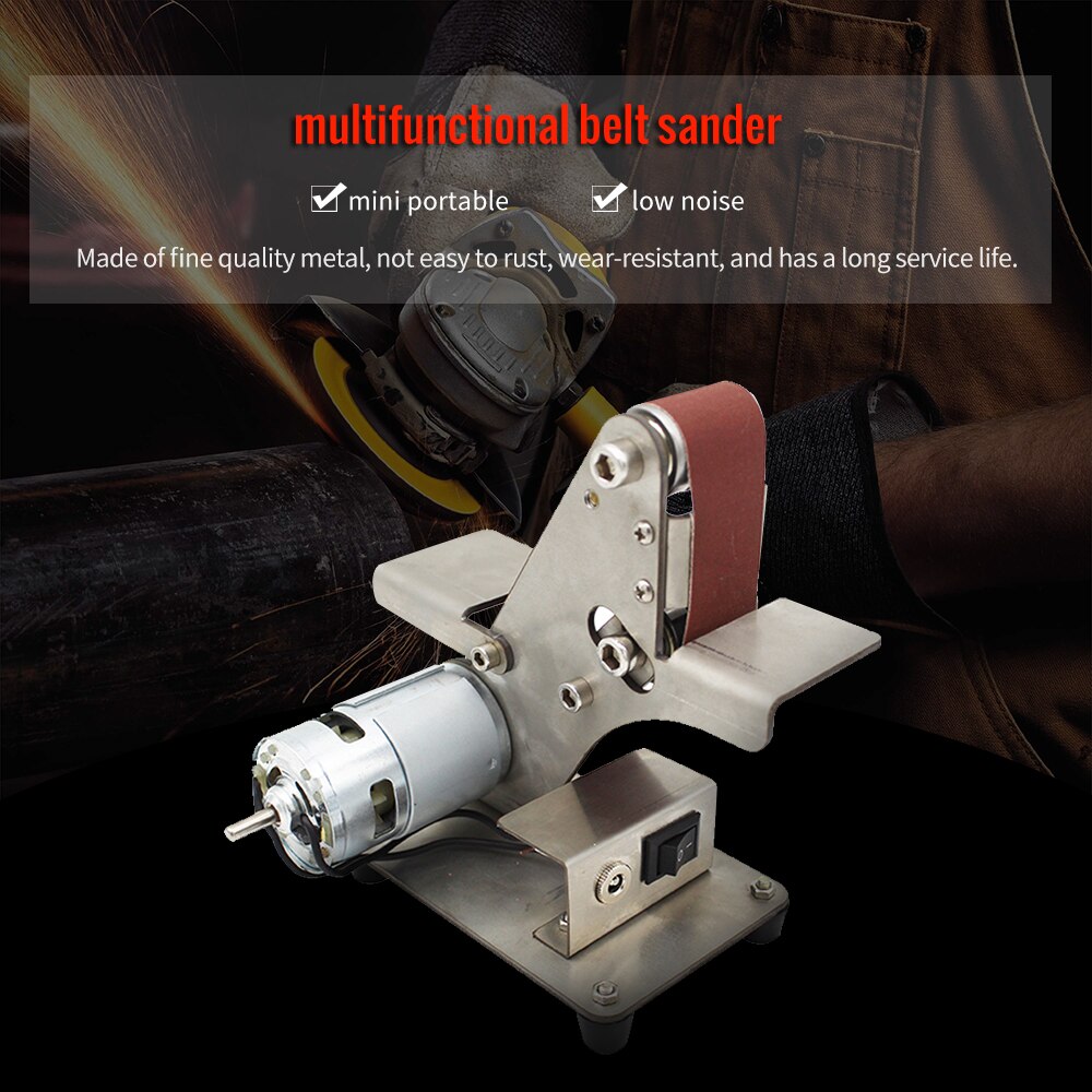 50/60Hz 775/795/895 Mini Belt Sander Machine Desktop Sander Belt Sanding Grinding Machine Electric DIY Polishing Machine