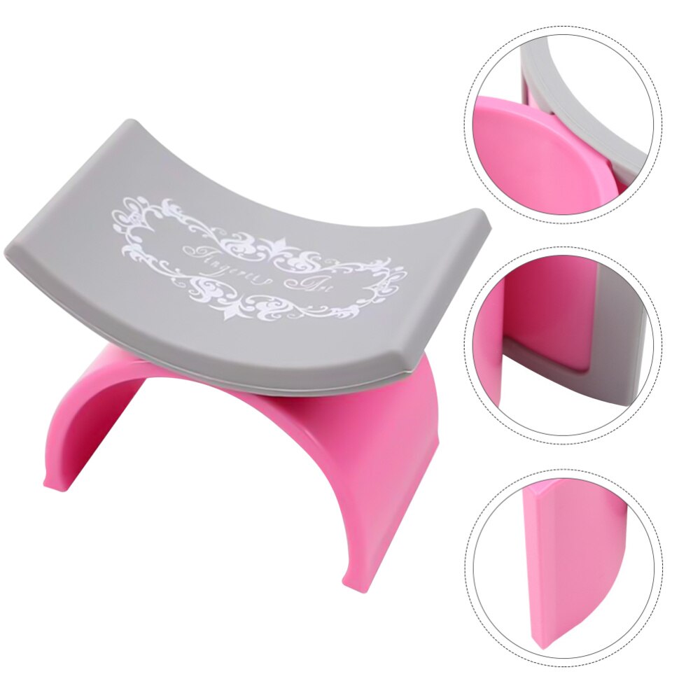 1pc nagel handkussen u-vormig kussen kussen nagelgereedschap verwijderbare manicure-instrumenten: Roze