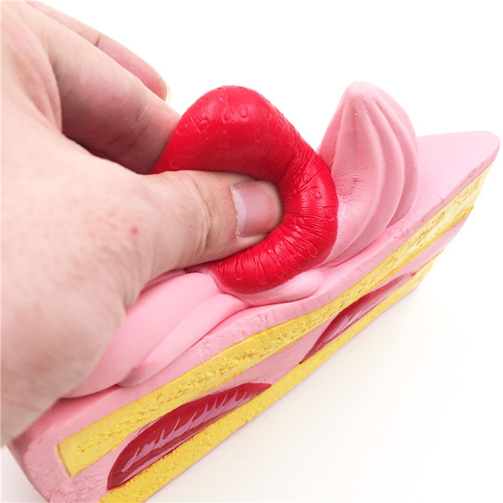 Prachtige Roze Taart Speelgoed Oneindige Squeeze Autisme Speciale Behoeften Stress Verlichten Decompressie Speelgoed Interessante Cadeau Voor Kinderen