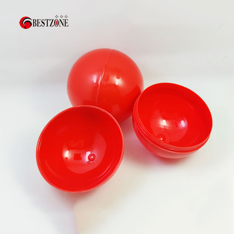 100Pcs/Lot 70MM Diameter Plastic PP Toy Capsules Round Ball Mixed Colors Colorful For Vending Machine Empty Container Shell