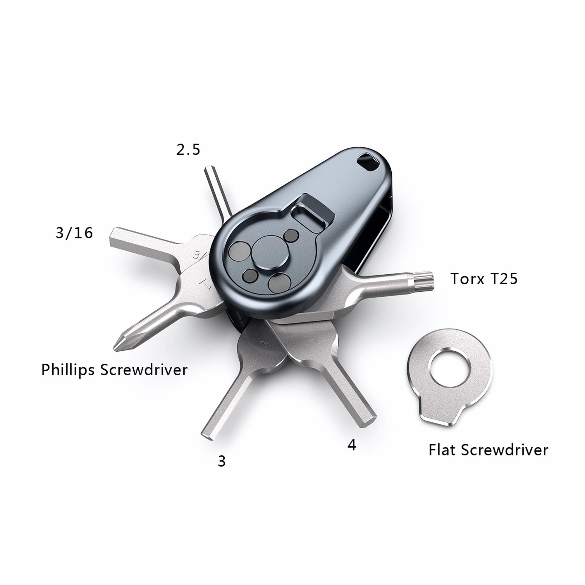 Smallrig fickstorlek dslr kamera rigg hopfällbar skruvmejsel kit explorer aluminium lätt vikt mini multifunktions verktygssats 2371