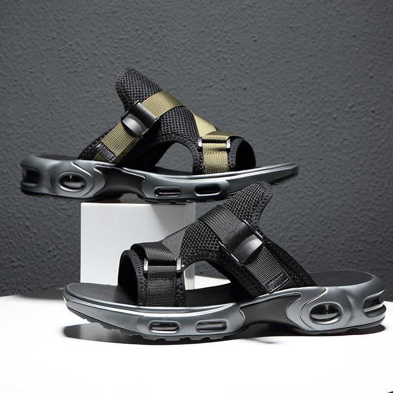 Miesten kesäsandaalit ilmatyyny miesten tossut mukavat rantakengät vapaa-ajan sandaalit zapatillas hombre koko 38-44