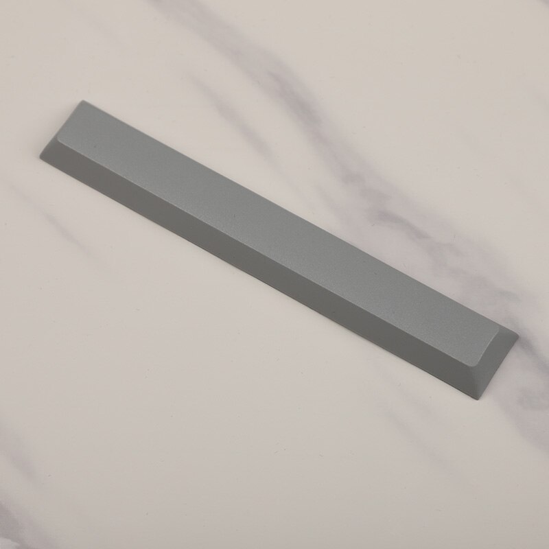 DSA height 6.25X space key cap PBT material six-hole chrysanthemum mx cross chrysanthemum mouth mechanical keyboard keycap: gray