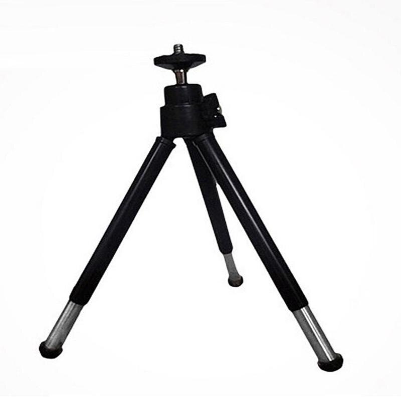 Camera Tripod Aluminum Alloy Portable Durable Telescopic Platform 2-Section Extendable Travel Folding Mini Gorillapod: Black
