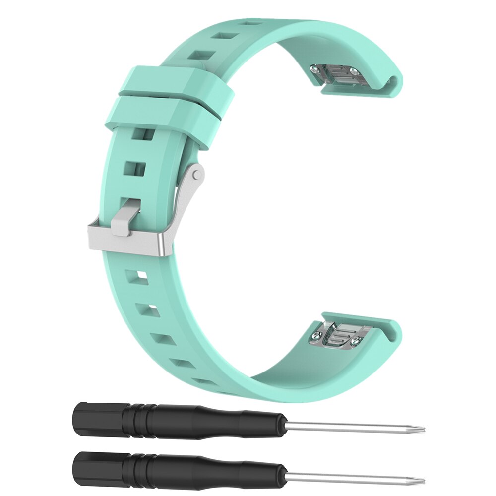 22 millimetri Cinturino In Silicone per Garmin Fenix 6 Pro 5 Più Forerunner 935 945 Strap Quick Fit Wristband libero di trasporto Intelligente accessori Per orologi: Teal