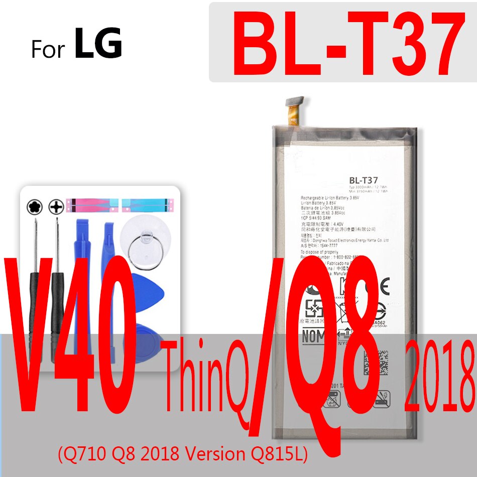 Batterie Für LG Leon Tribut 1 2 5/K4 K7 K8 K10 K20 K30 Plus / V10 V20 V30 v40 V50 ThinQ LS675 D213 H340 L33 X210 BL-46ZH: BL-T37