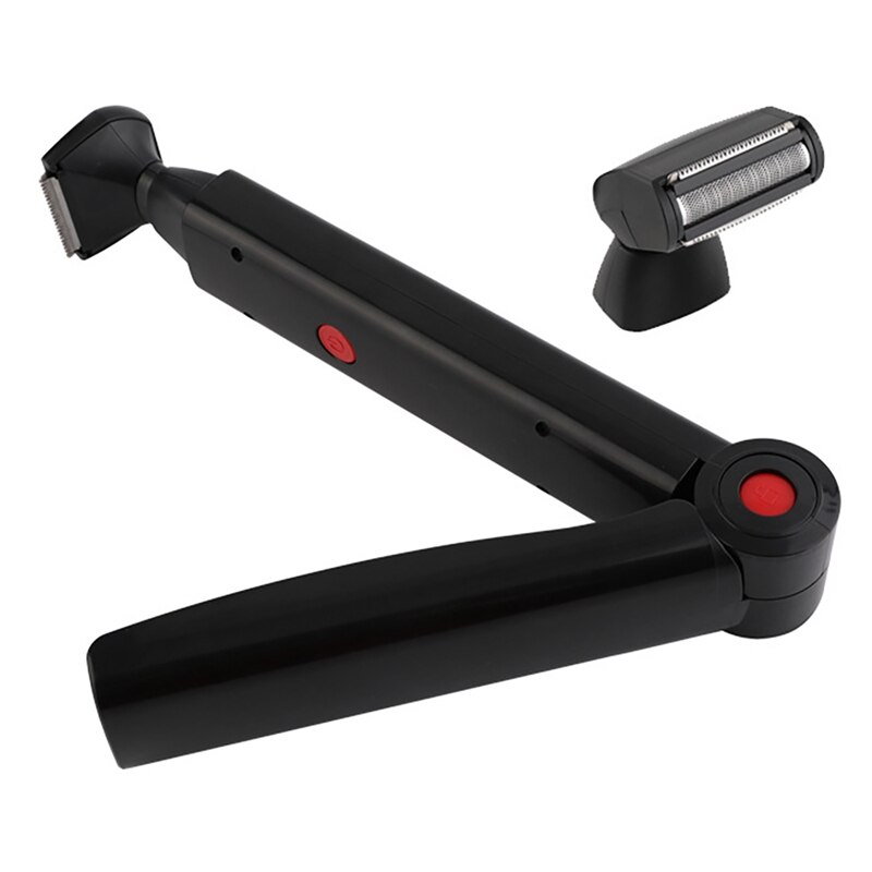 Rasoir électrique pour le dos, USB, pliable, Double face, pour l'épilation du corps, sécurisé