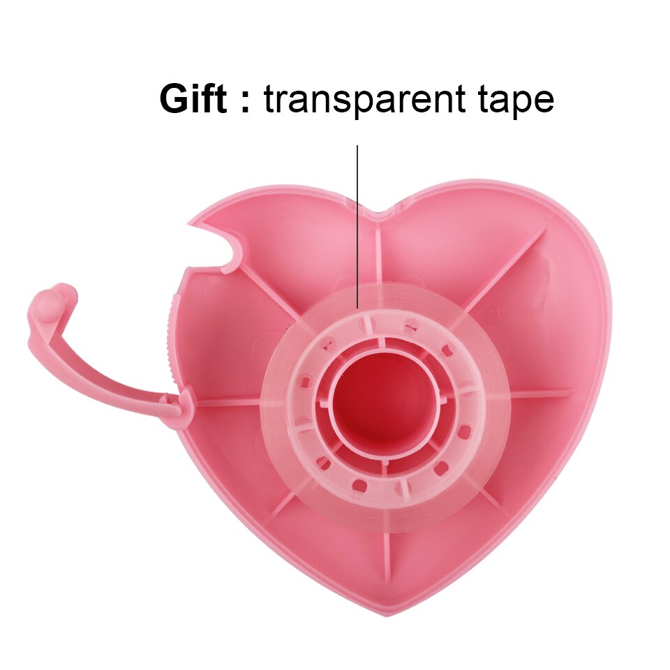 Draagbare Transparante Acryl Wimper Tape Cutter Kleurrijke Cutter Pe Medische Tapes Adhesive Roterende Tape Houder Wimper Gereedschappen