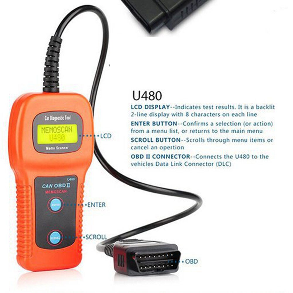 Car diagnostic tool U480 car diagnostic instrument