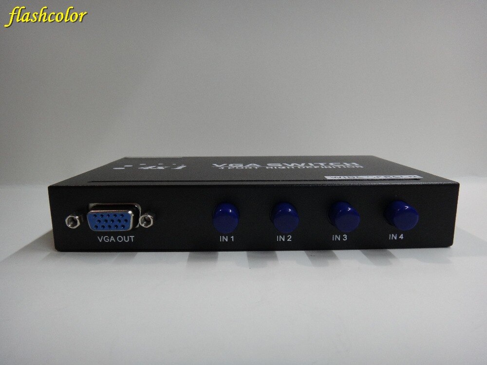 Flashcolor Neue 4 Häfen 4 Bis 1 VGA Splitter schalten Kasten