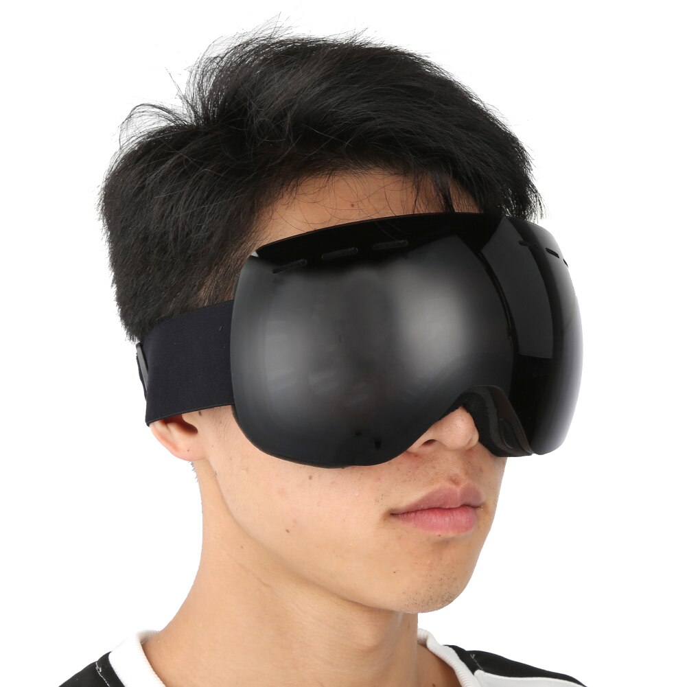 Vuxna unisex utomhus dubbla lager anti-imma skidglasögon bred synvinkel anti-vindskydd klätterglasögon