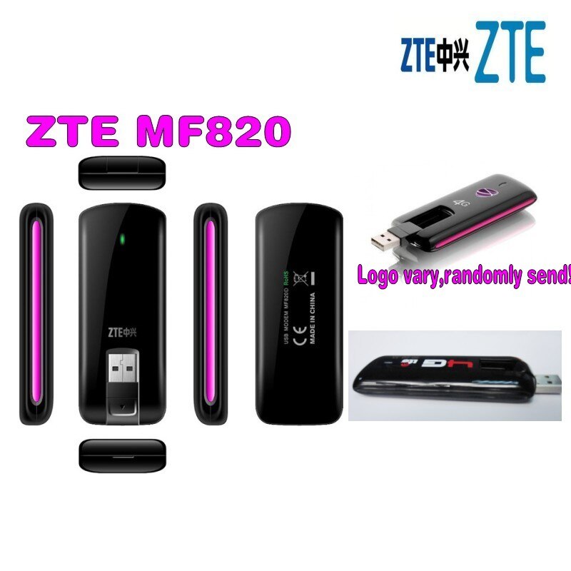 ZTE MF820 4G LTE 1800/2100/2600MHz USB Modem 100Mbps
