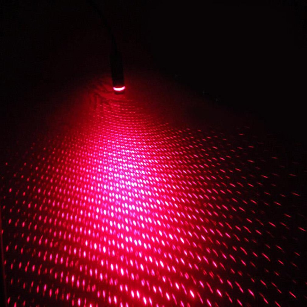 Mini LED Car Roof Star Night Lights Interior Projector Light Atmosphere Galaxy Lamp Decoration Light USB Plug