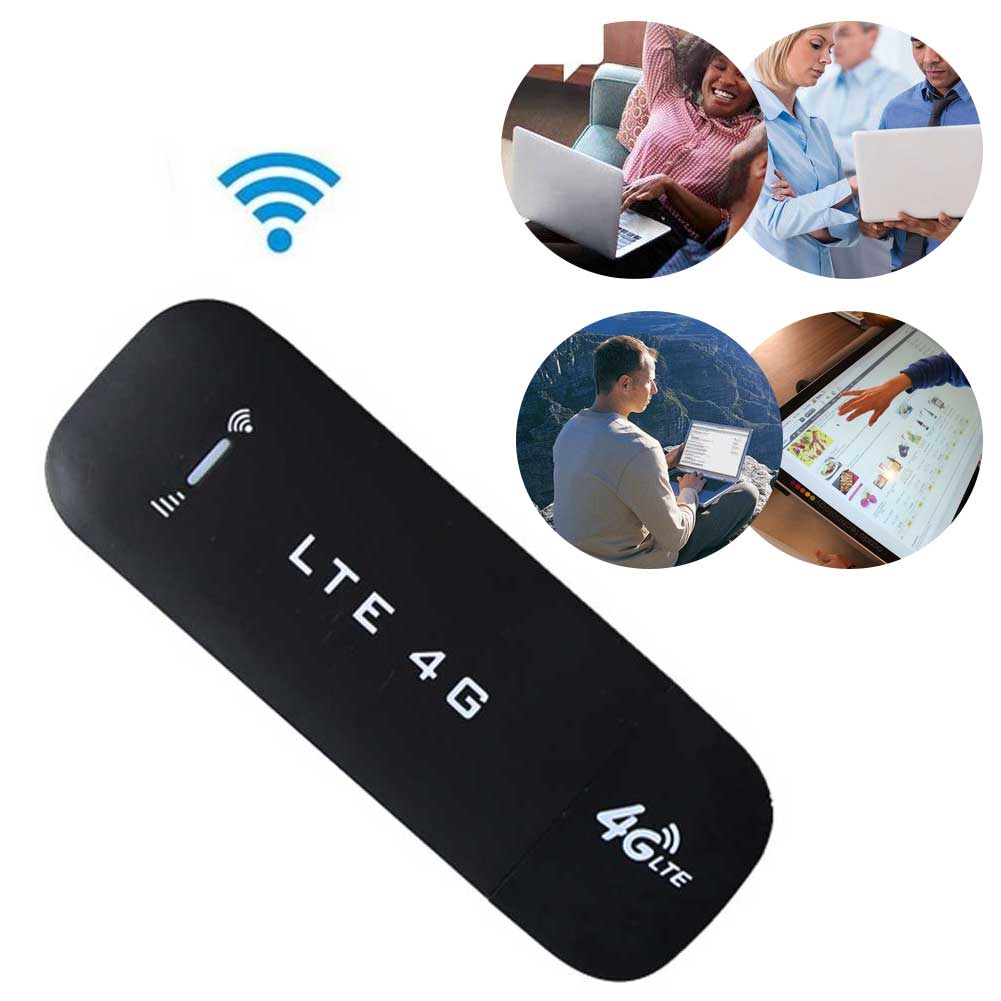 Network Adapter 4G LTE Portable Dongle Home Office High Speed Mobile USB Modem Plug And Play For PC Laptop SIM Card Stable