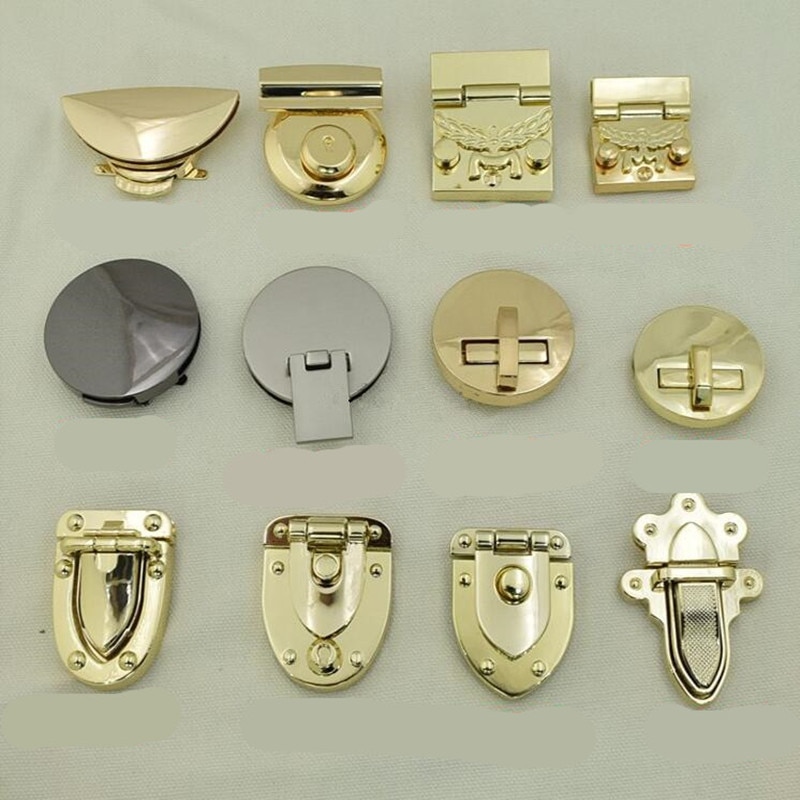 1Pcs Tas Sluiting Lock Voor Diy Handtas Tas Accessoires Handtas Snap Sluiting Case Gespen Onderdelen Hardware Tool