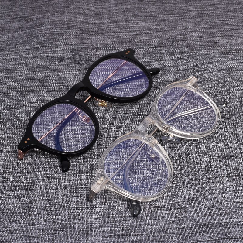 Korean brand GENTLE COZMO eyeglasses frame acetate Round frame women men Reading Computer Glass with Original case