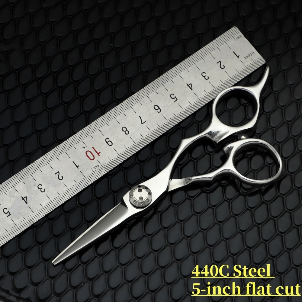 Professionele kappersschaar 440C staal 7 inch snelle snit Geschikt voor thuis en kapperszaak Kambeschermhoes