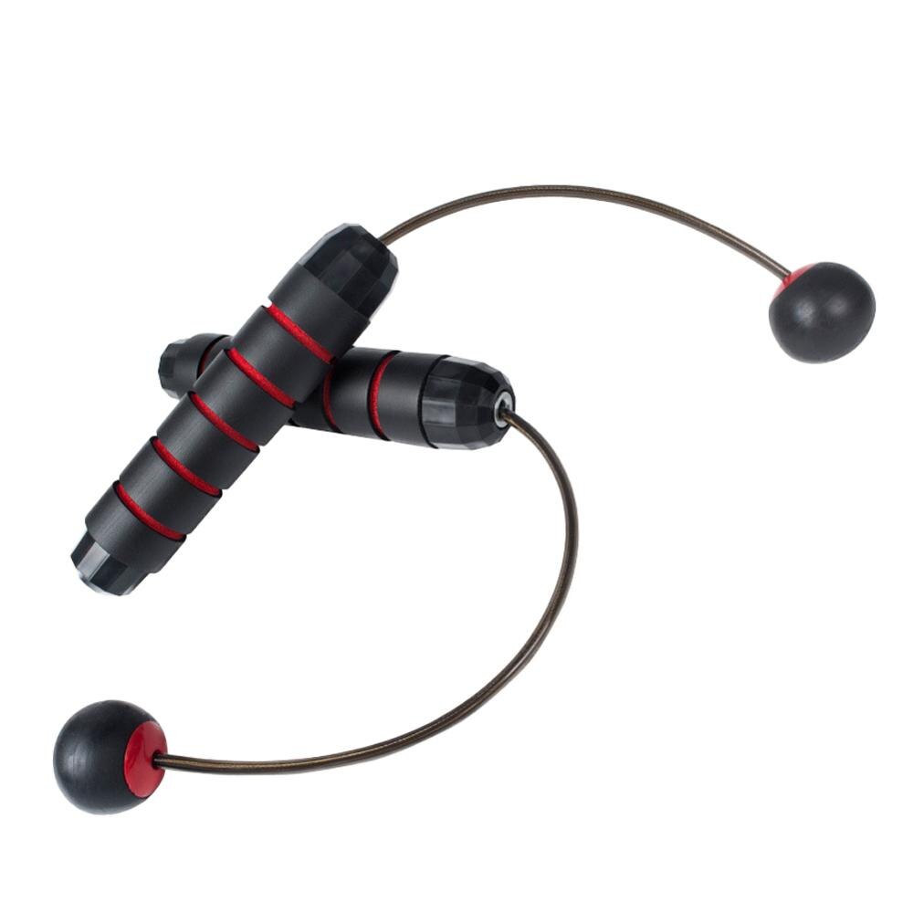 Weighted Ropeless Corded Jump Rope Foam Handle Adjustable Skipping Jump Rope for Adult and Children Fitness Training Tool