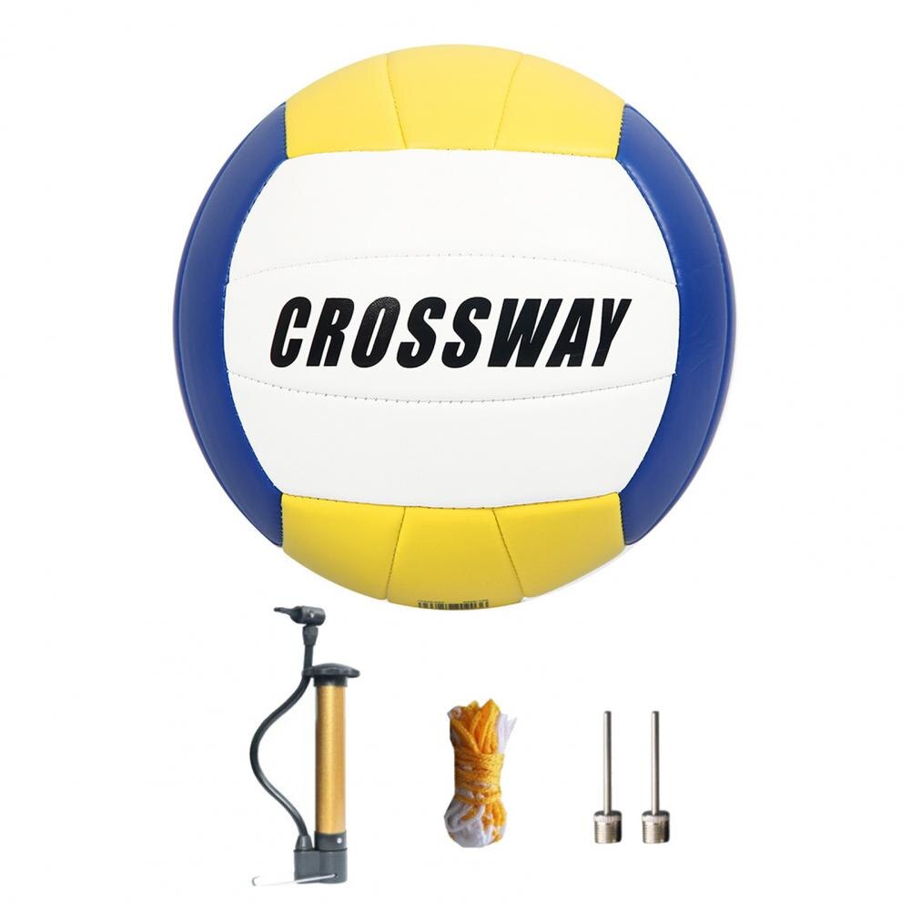 Crossway-pelota de voleibol para entrenamiento de niños y adultos, resistente al desgaste de voleibol, a prueba de fugas, alta elasticidad, n. ° 5, deportiva suave para Fitness