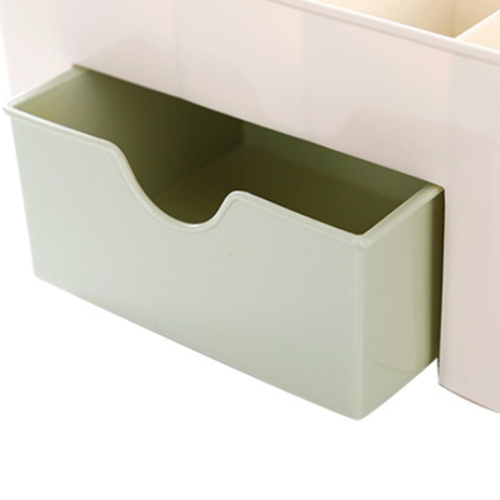 Desktop Makeup Organizer Plastic Storage Box Cosmetic Organizer Makeup Storage Case Cosmetics Holder Jewelry Box With Drawer