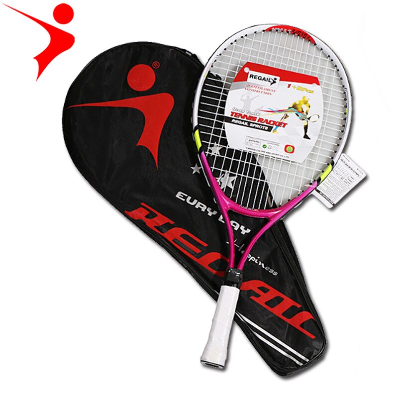 Tennisracket Kinderen Tennisracket Aluminium Tennisracket Jeugd Gewijd Tennisracket Vrije Tijd En Entertainment: red