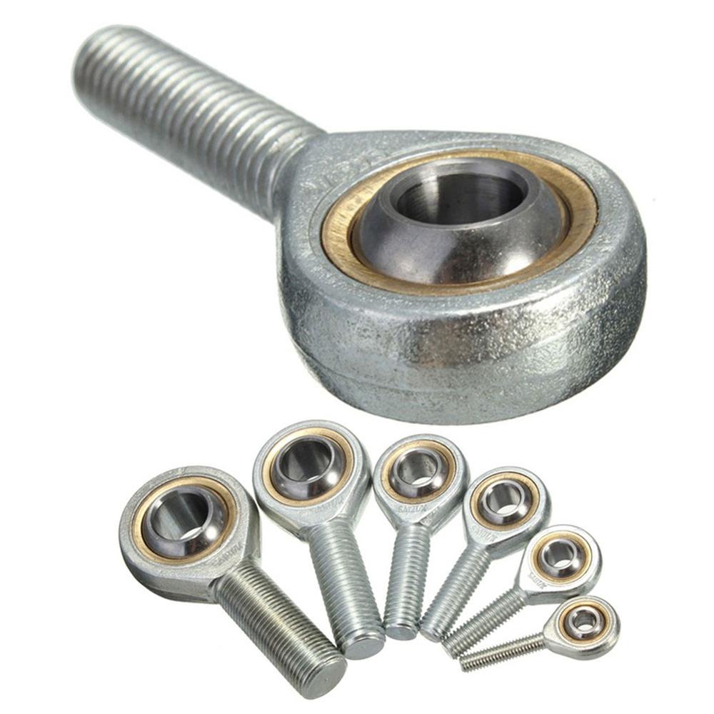 Varilla roscada macho de 6mm-18mm, Unión de extremo, rodamiento liso esférico, aleación de Zinc
