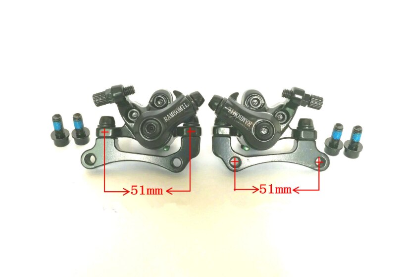 Adaptateur de support de frein à disque deux trous de distance 51mm conformément aux normes internationales