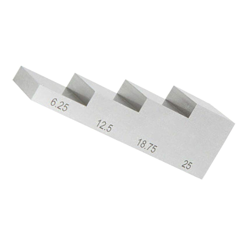 Ultrasonic Thickness Tester Gauge Calibration Block 4 Step Thickness Compatible with Thickness &amp; Linearity Calibration