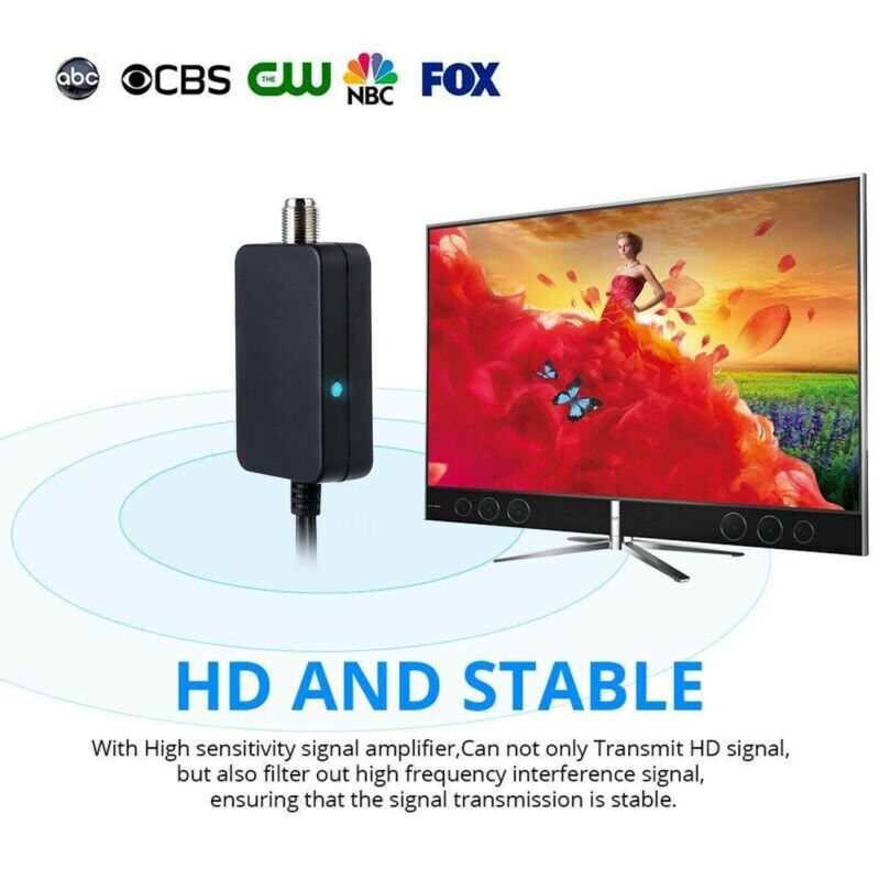 Digital tv signalforstærker booster 172-860 mhz kabel fox antenne kanal 25db