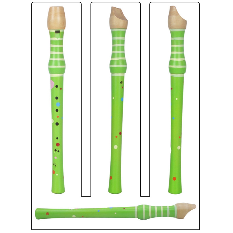Top 8- hul fløjte klarinet piccolo trompet trompet legetøj træ tidlig barndom uddannelse legetøj musikuddannelse musikinstrument