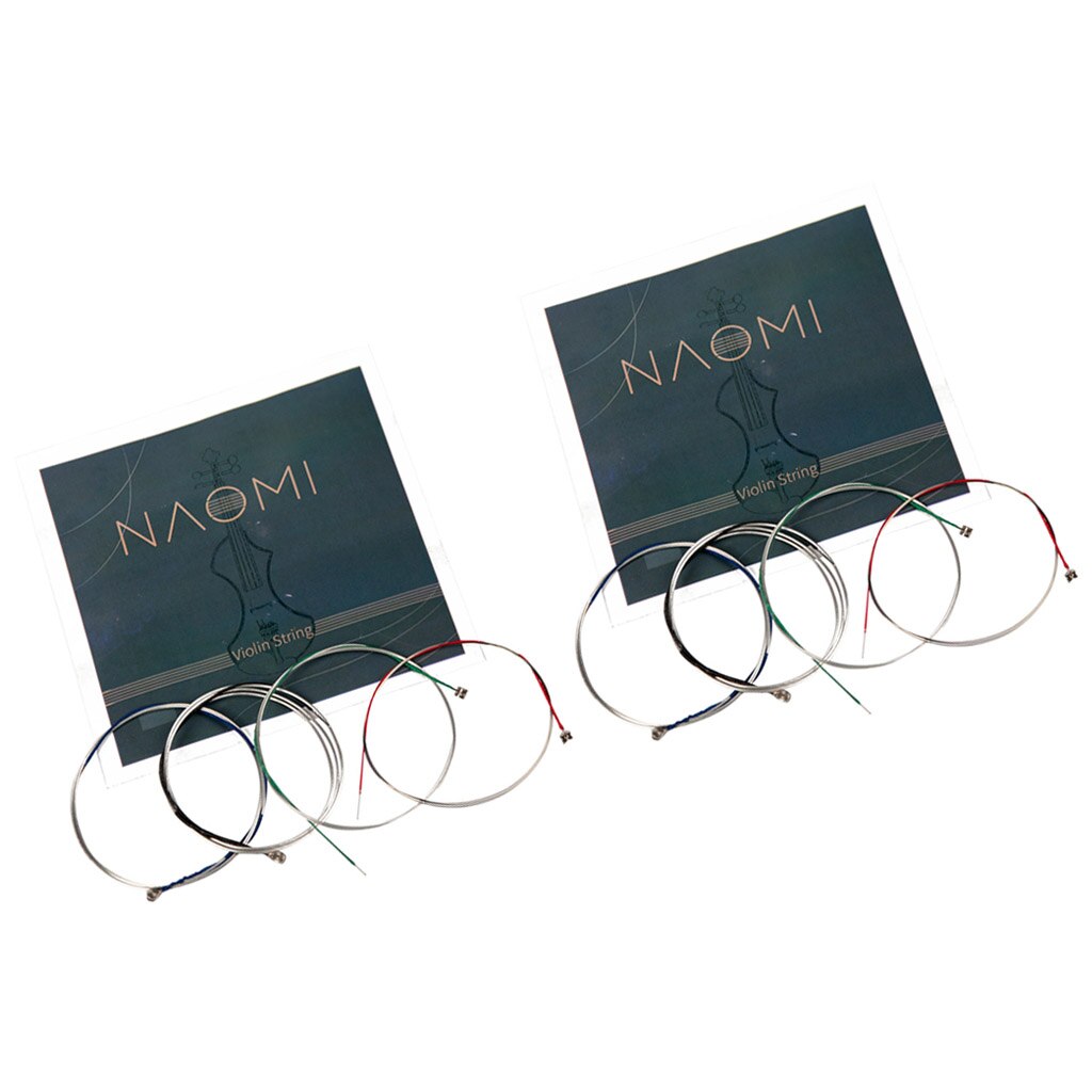 2 Full Set Violin Replacement Strings for 3/4 4/4 Size Violin Accessory