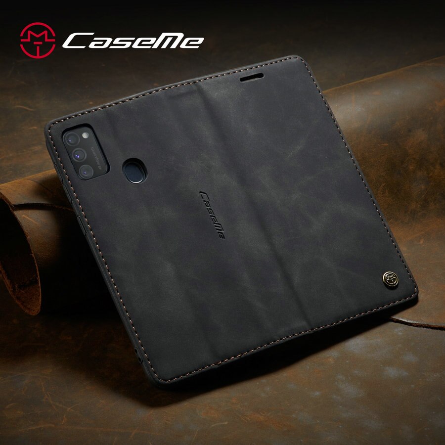 Caseme Voor Samsung M30s Case Flip Luxe Portemonnee Lederen Telefoon Geval Voor Samsung Galaxy M30s M 30S Auto Close magnetische Cover Cases