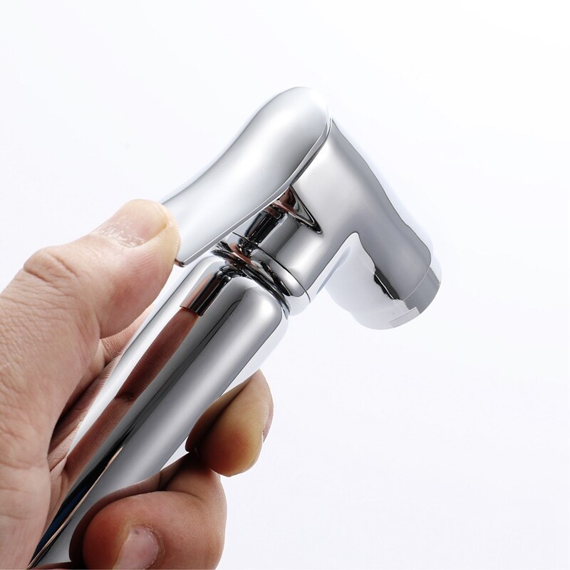 Toilet Bidet Sprayer Faucet Bathroom Hand-Held Brass 1.5M Hose Water Tank Hook Holder