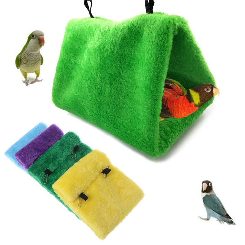 Papegaai Hangmat Vogel Opknoping Bed House Pluche Winter Warm Kooi Nest Tent