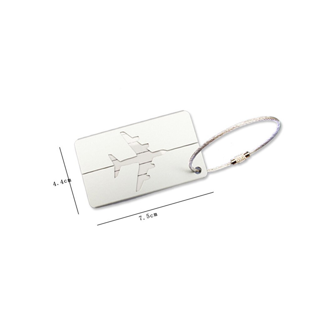 Accessoires de voyage pour bagages et sacs, classique, nouveauté à la , caoutchouc, en Aluminium, sangles d'étiquette, valise, étiquette de bagage, directe