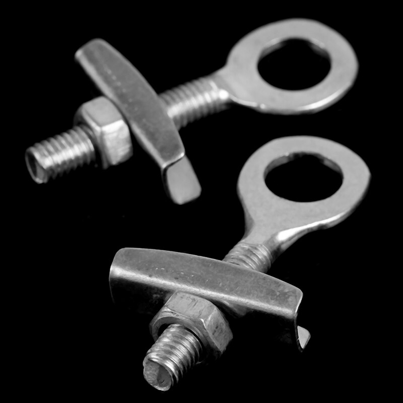 2PCS Fixed Gear Bicycle Chain Adjust Bolt Commuting Bike Chain Tensioner Bolts