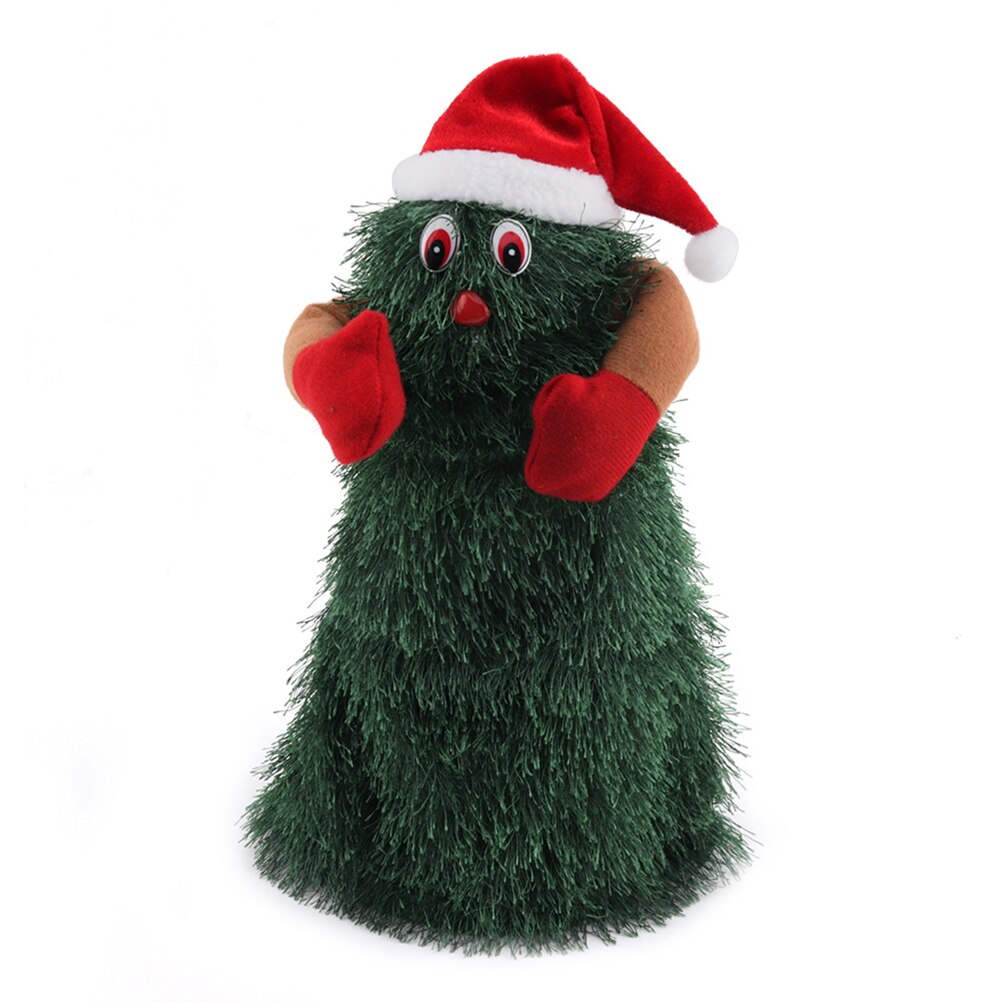 Árbol de Navidad eléctrico, muñeco de Papá Noel, Juguete Musical giratorio, juguete divertido de baile para navidad, de de año