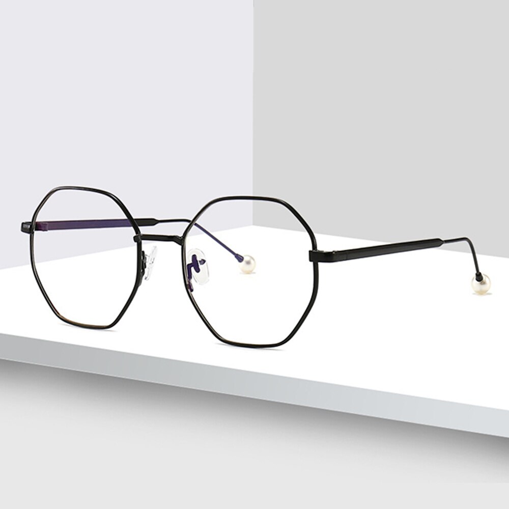 Unisex Blue Light Blocking Eyewear Retro Ultralight Metal Frame Radiation Protection Vision Care Computer Gaming Glasses
