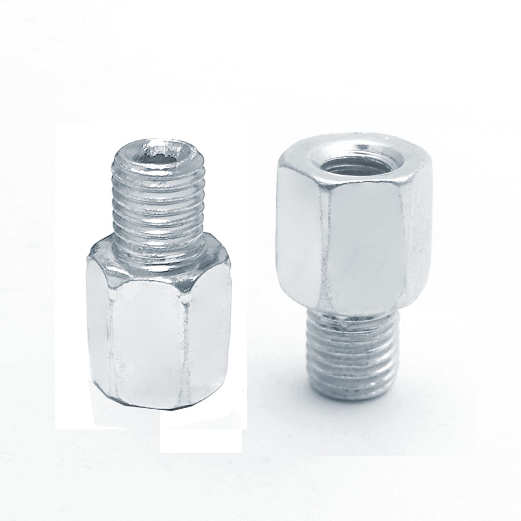Paar Roller Motorrad Hinten Spiegel Adapter M10 10MM M8 8MM 6MM Im Uhrzeigersinn Anti-im uhrzeigersinn Rechts Links hand gewinde Ändern Schraube