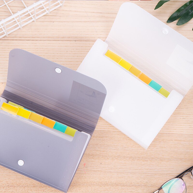 A6 File Folder Document Organizer Plastic Receipt File Expanding Wallet 13 Pockets Bill Paper Holder School Office Supplies