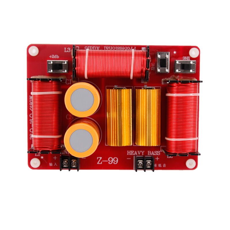 600W Hi-Fi Subwoofer Speaker Crossover Heavy Bass Frequency Divider for Home o System: Default Title