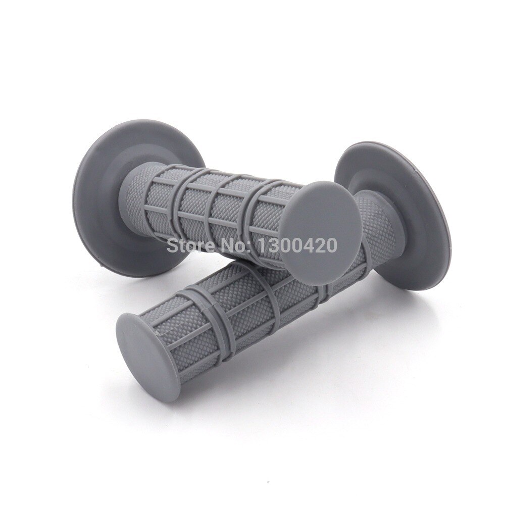 1 Pair Universal Soft Rubber 7/8" Throttle Handle Hand Grips for MX Pit Bike