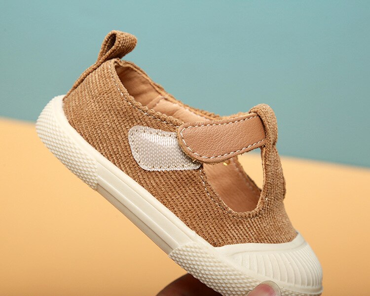 Spring Autumn T-Straped Leisure Cloth Shoes 1-3 Years Old Baby Girls Shoes First Walkers Toddler Shoes Children&#39;s Flats