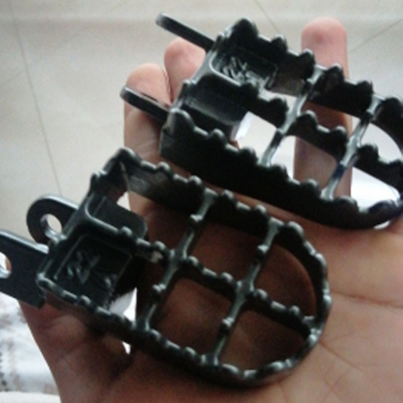 Motorrad Fußrasten Für KLR650 KLX110 - Aluminium Pedale Schwarz